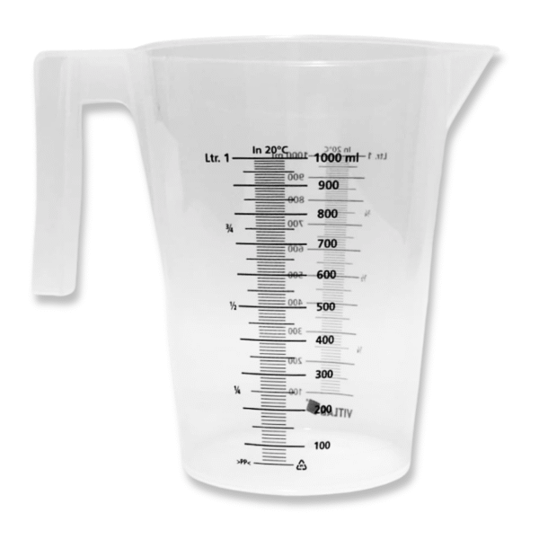 Messbecher 1000 ml für Linkshänder von VITLAB