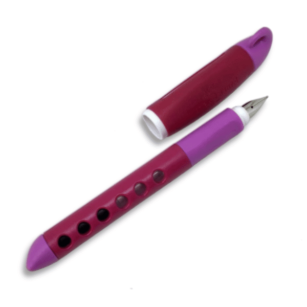 Schreiblernfüller Scribolino für Linkshänder von Faber-Castell in brombeer