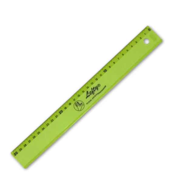 Massstab Lefty 30 cm für Linkshänder von KUM in hellgrün