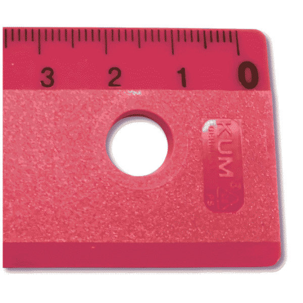 Massstab Lefty 30 cm für Linkshänder von KUM in pink – Bild 2