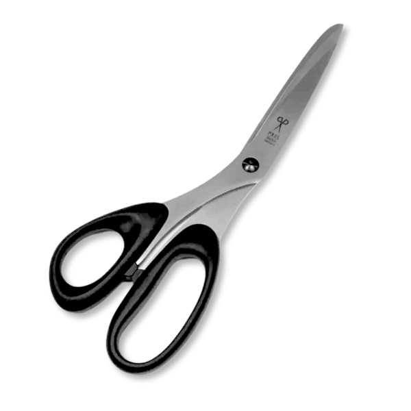 Stoffschere für Linkshänder von Paul (21.2 cm) in schwarz