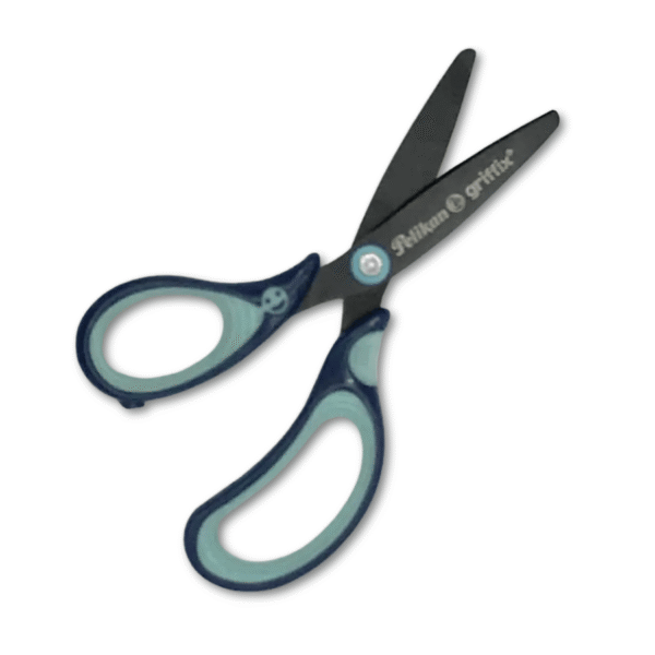 Schulschere griffix rund für Linkshänder von Pelikan (14.2 cm) in blau - Image 2