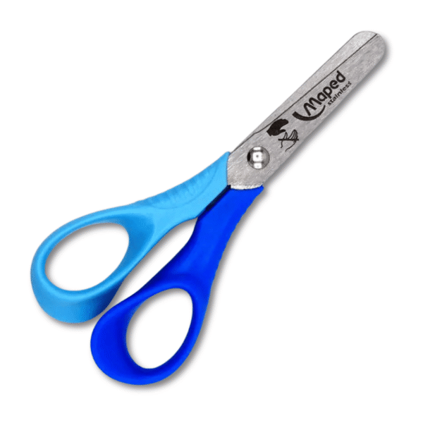 Kinderschere reflex 3D vivo von Maped für Linkshänder (11.5 cm) in blau