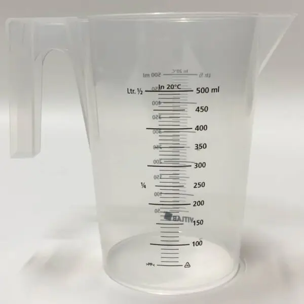 Messbecher 500 ml für Linkshänder von VITLAB
