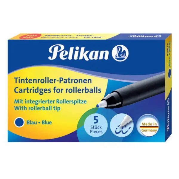 Tintenroller-Patronen von Pelikan in blau