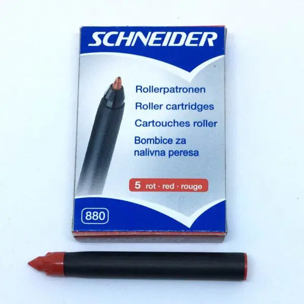 Rollerpatronen von Schneider in rot