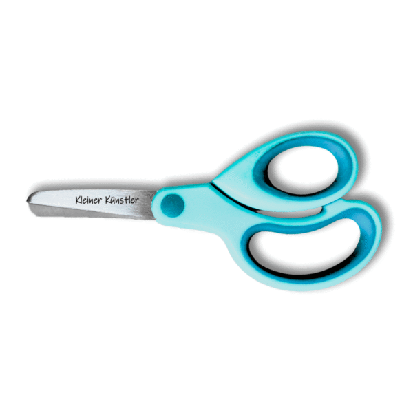 Kinderschere Softgrip Lefty für Linkshänder von Westcott (13 cm) in türkis - Kleiner Künstler