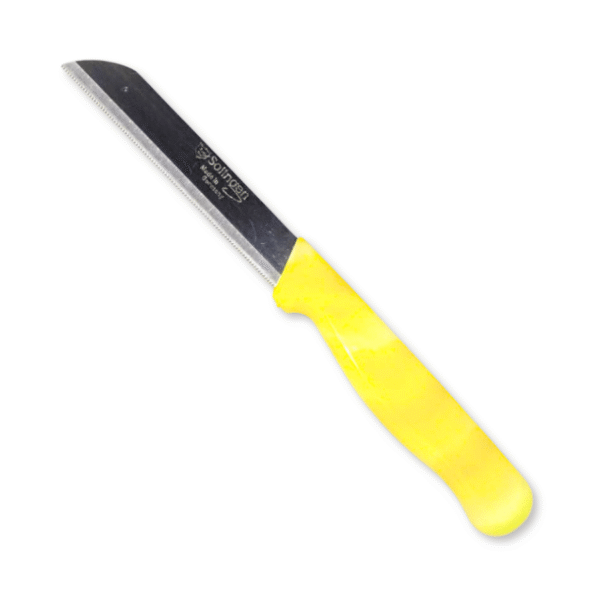 Schälmesser für Linkshänder (18 cm) in gelb