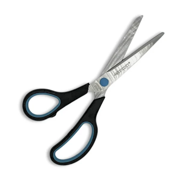 Büroschere Easy Grip für Linkshänder von Westcott (20.1 cm) in schwarz-blau - Image 2