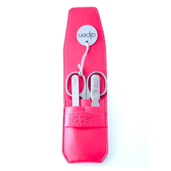Maniküre-Set 3-teilig für Linkshänder von Alpen in pink - Image 3